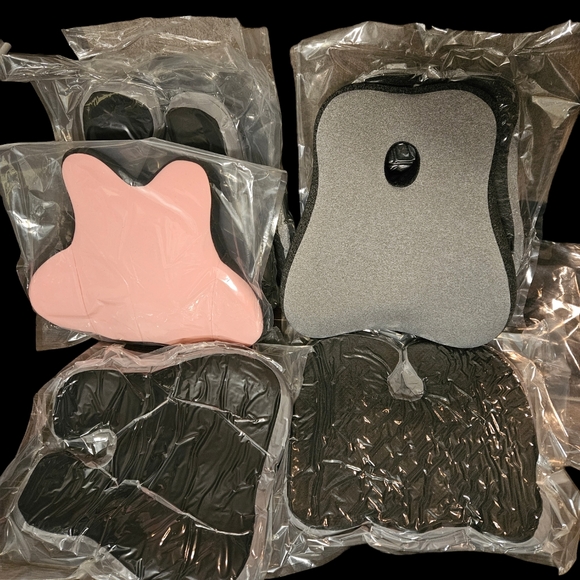 Lumbar support car and office pillow color gray/black - Picture 6 of 7